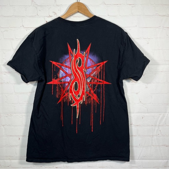 Slipknot T-Shirt The Devil In I VHS Band Mens Large Rap Metal Rock Band Horror - Picture 5 of 7